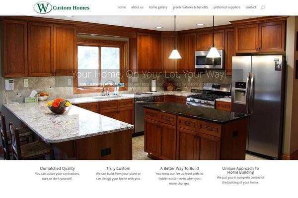Divi theme site design template sample