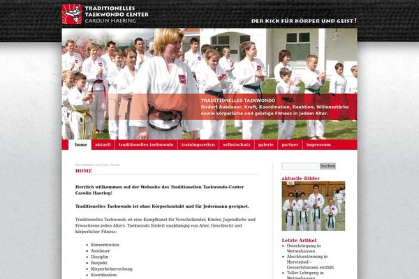 WordPress website example screenshot