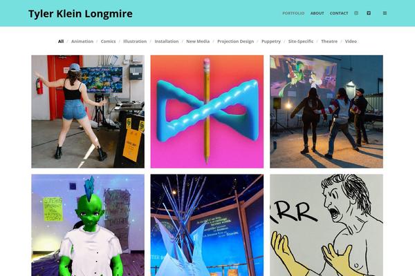WordPress website example screenshot