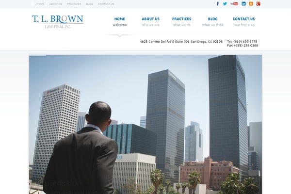 tlbrownlaw.com site used Yalin-wp