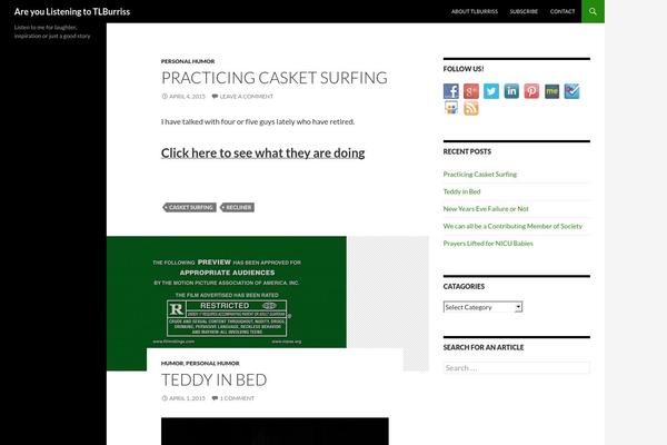 WordPress website example screenshot