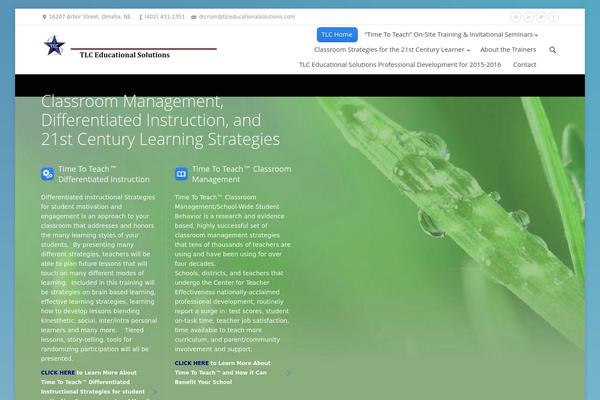 WordPress website example screenshot
