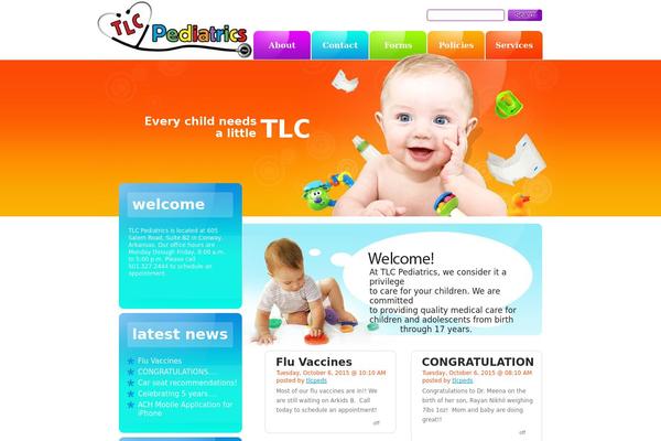 tlcpedsconway.com site used Theme960