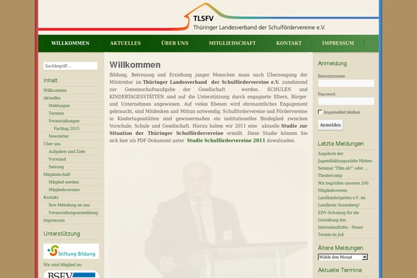 tlsfv.de site used Yaml-green