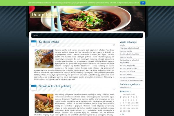 BlueMoD theme site design template sample
