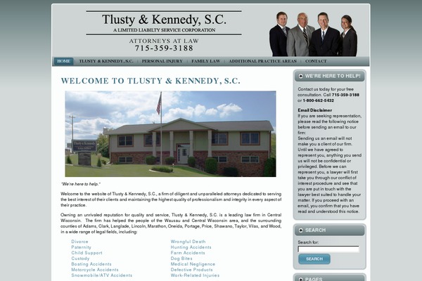 WordPress website example screenshot