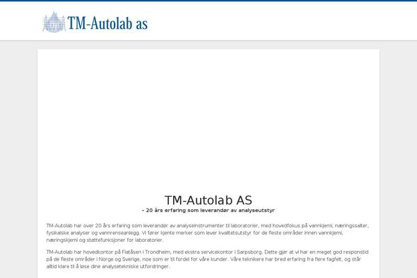 tm-autolab.no site used Tmautolab