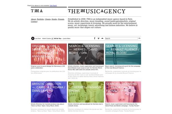 Tma theme site design template sample
