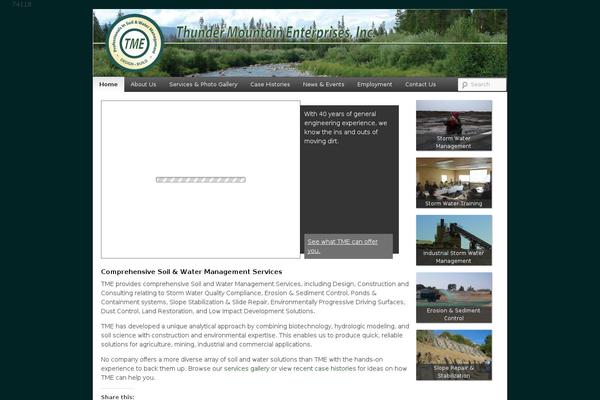 WordPress website example screenshot