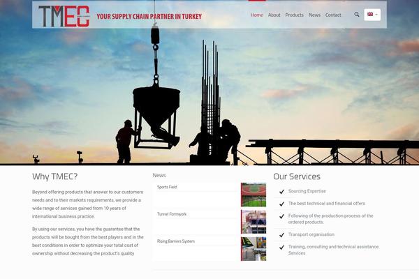 WordPress website example screenshot
