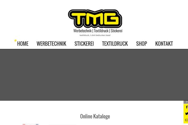 tmgdruck.ch site used Typo