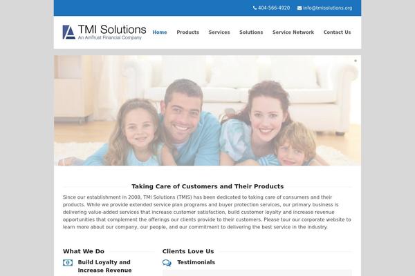 Total theme site design template sample