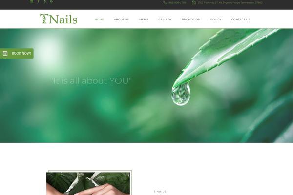 Dalia theme site design template sample