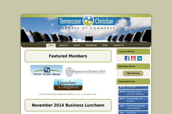 tnchristianchamber.org site used Newdesign