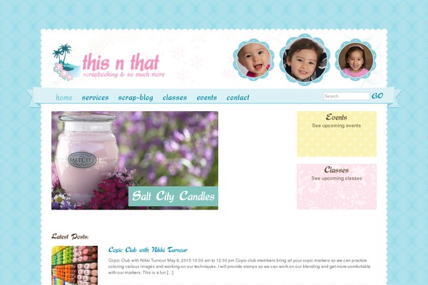Cute_sweet theme site design template sample