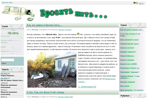 WordPress website example screenshot