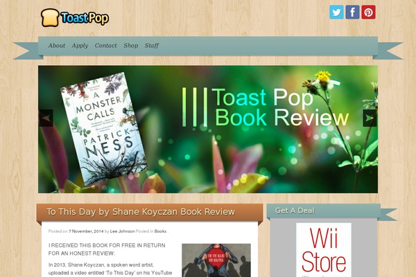 toastpop.com site used iRibbon