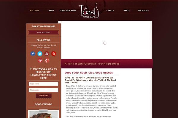 toastwineandcafe.com site used Devobase
