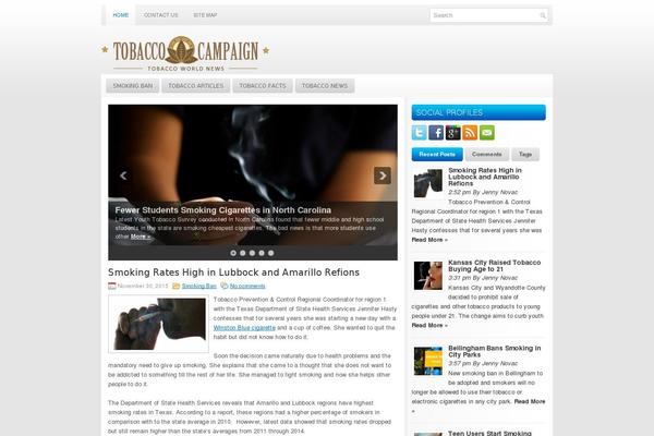 tobaccocampaign.com site used Newnews