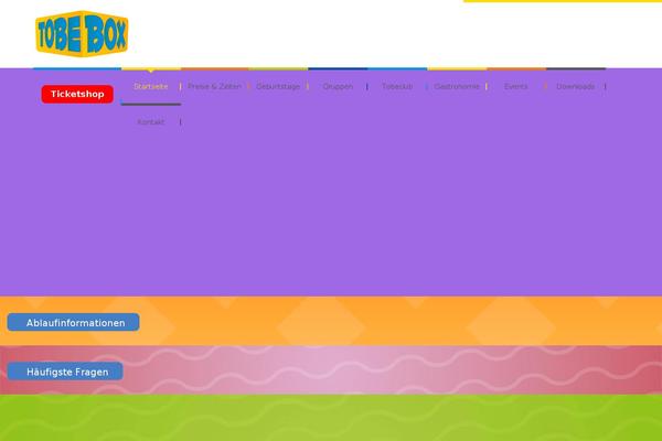 Kids-world theme site design template sample