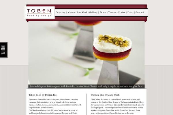 tobenfoodbydesign.com site used Inc