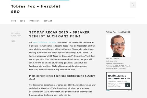 WordPress website example screenshot