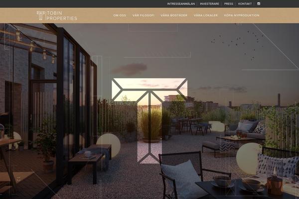 Tobin theme websites examples