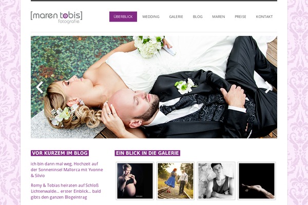 WordPress website example screenshot