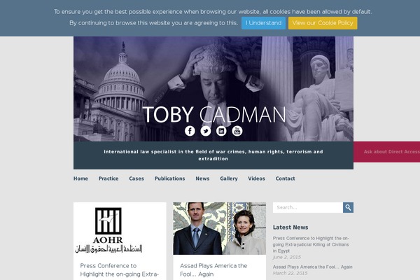 tobycadman.com site used Toby