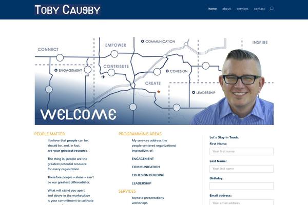 WordPress website example screenshot