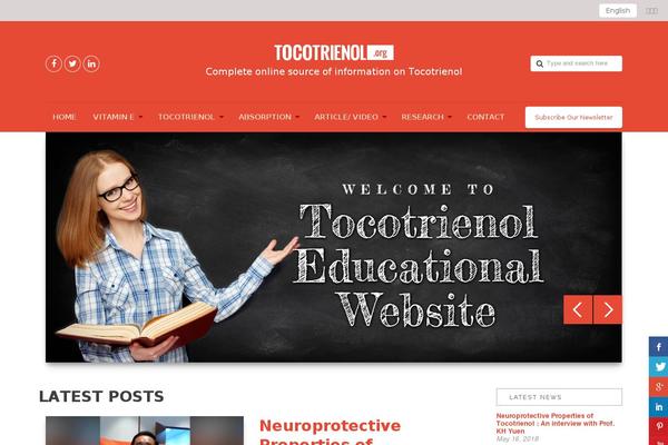 tocotrienol.org site used Tocotrienol