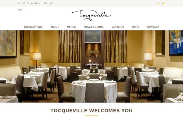 tocquevillerestaurant.com site used Tocqueville