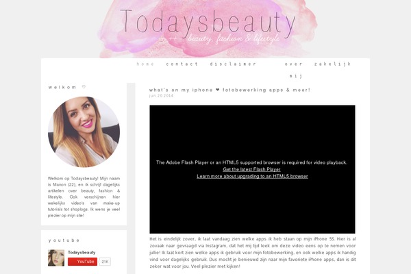 todaysbeauty.nl site used Willa