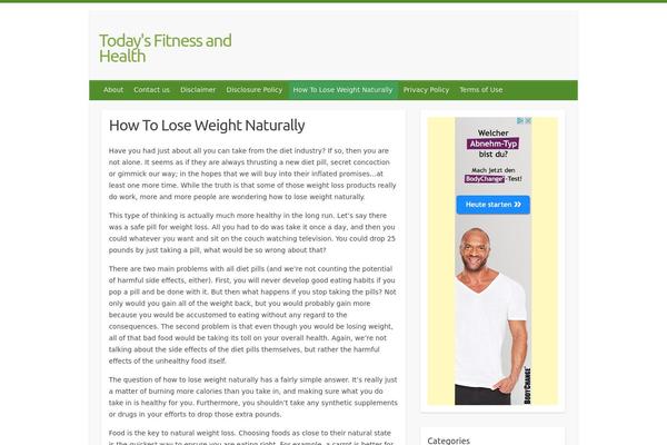 WordPress website example screenshot