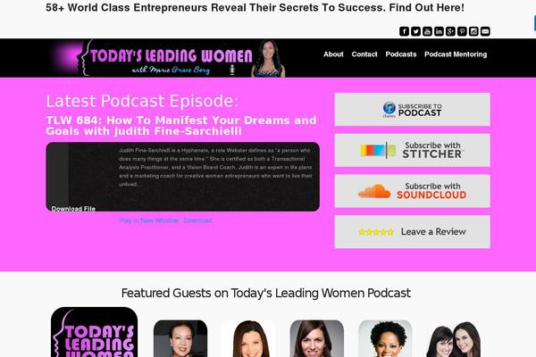 todaysleadingwomen.com site used Maronpodcast