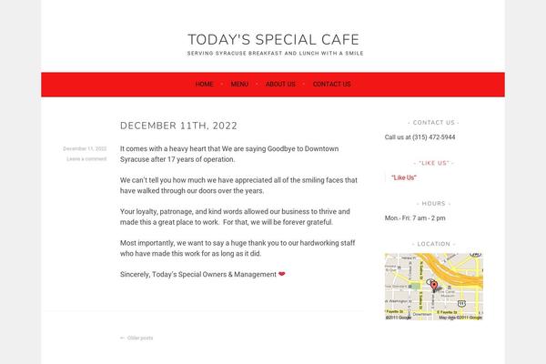 WordPress website example screenshot
