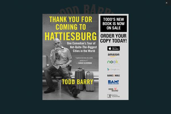 toddbarry.com site used Todd2016