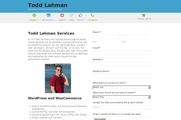 toddlahman.com site used Tl-storefront