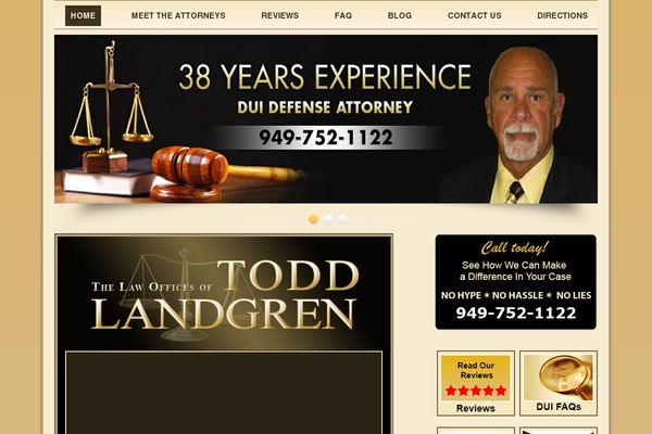 WordPress website example screenshot