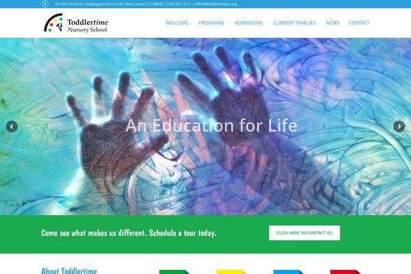 The7 theme site design template sample