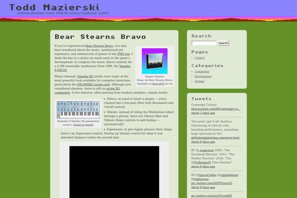 toddmazierski.com site used Barnstorming