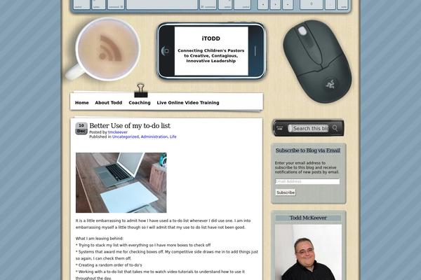 Coffee-desk theme site design template sample