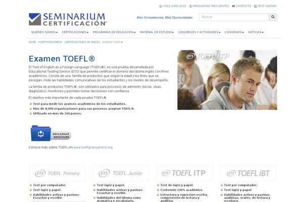 Seminarium theme site design template sample