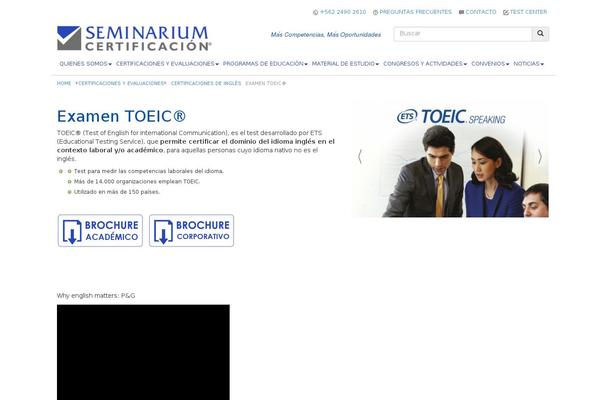 Seminarium theme site design template sample