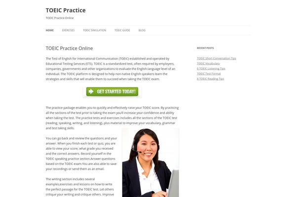 Twenty Twelve theme site design template sample