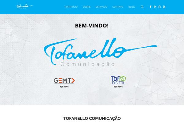tofanello.com.br site used Vanguarda