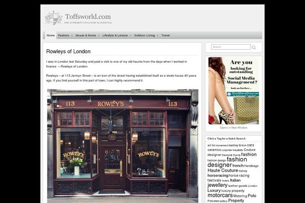 WordPress website example screenshot