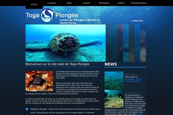togaplongee.com site used Diving