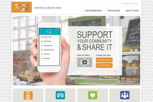 togetheragreatergood.com site used Tagg