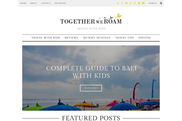 SimpleMag child theme site design template sample